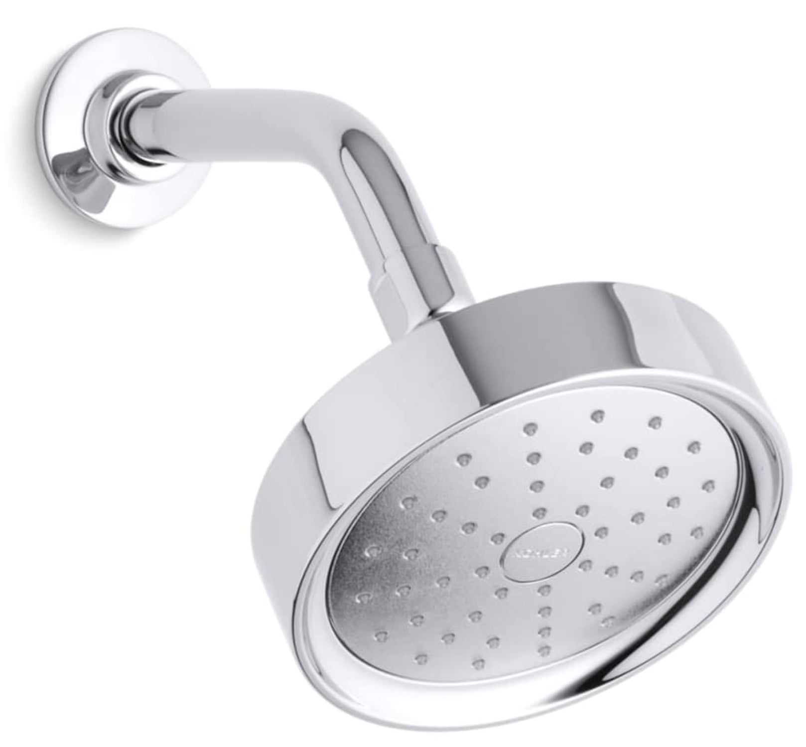 Purist Polished Chrome Wall Mounted Showerhead with Katalyst Technology