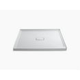 thumbnail image 1 of Kohler K-9395 Archer 60" X 60" Single Threshold Center Drain Shower Base - White, 1 of 7