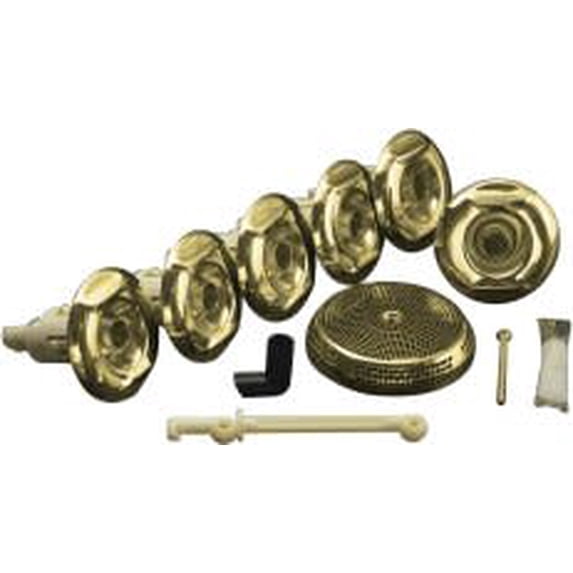 Kohler K-9696 6 Jet Trim Kit For Flexjet Whirlpools - Brass
