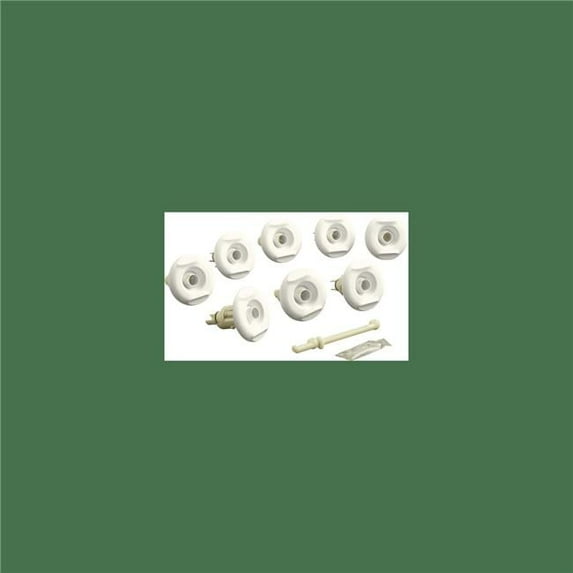 Kohler Eight Jet Trim Kit for Flexjet Whirlpools, Biscuit