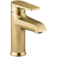 thumbnail image 1 of Kohler K-97060-4 Hint 1.2 GPM Single Hole Bathroom Faucet - Vibrant Brushed Moderne Brass, 1 of 7