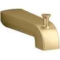 thumbnail image 1 of Kohler K-97089 Pitch 6" Integrated Diverter Tub Spout - Vibrant Brushed Moderne Brass, 1 of 2