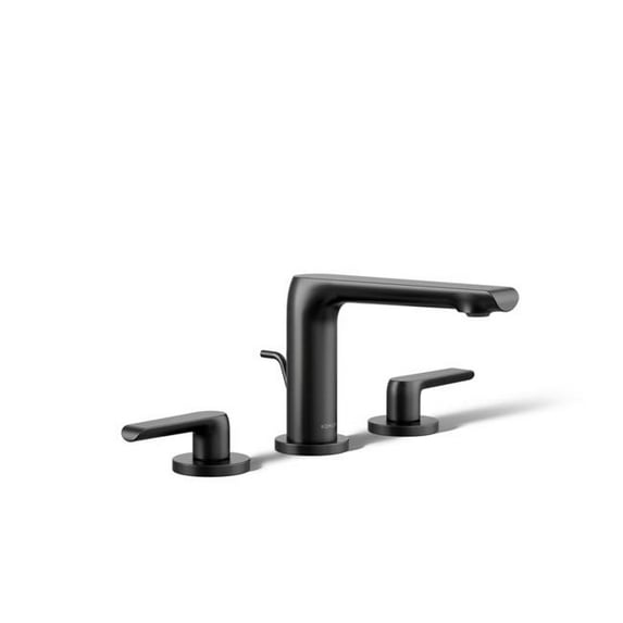 Kohler 97352-4-BL Widespread Bathroom Sink Faucet, 1.2 GPM - Matte Black