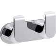 thumbnail image 1 of Kohler K-97500 Avid Double Robe Hook Rack - Chrome, 1 of 2