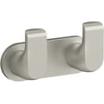thumbnail image 1 of Kohler K-97500 Avid Double Robe Hook Rack - Nickel, 1 of 2
