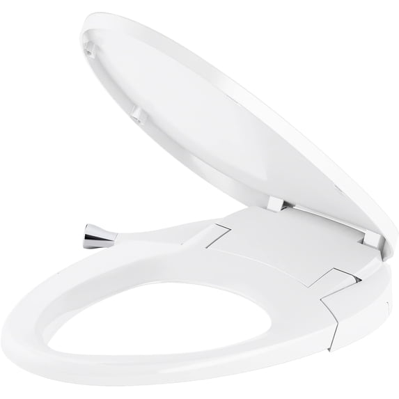 Kohler K-98804-Cp Purewash Elongated Soft Close Bidet Seat - White