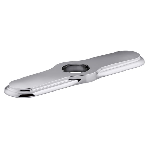 kohler k-99272-cp artifacts 3-hole kitchen faucet escutcheon, polished chrome