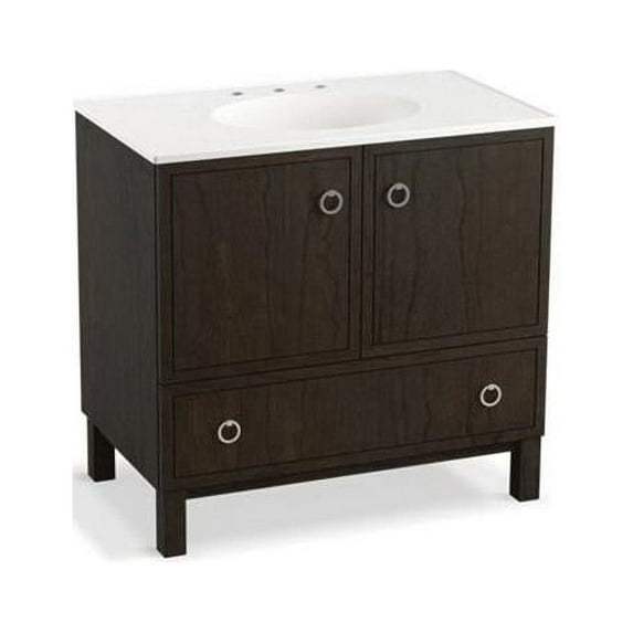 Kohler K-99506-Lg Jacquard 36" Vanity Cabinet Only - Grey