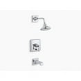 thumbnail image 1 of Kohler K-T13133-4A Single Handle Rite-Temp Pressure Balanced Tub And Shower Trim - Chrome, 1 of 3
