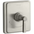 thumbnail image 1 of Kohler K-T13173-4A Pinstripe Single Metal Lever Handle Thermostatic Valve Trim - Nickel, 1 of 2