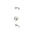 thumbnail image 1 of Kohler T14420-3L-SN 35 deg Spout Rite-Temp Bath & Shower Trim Kit with Push-Button Diverter & Cross Handle - Vibrant Polished Nickel, 1 of 4