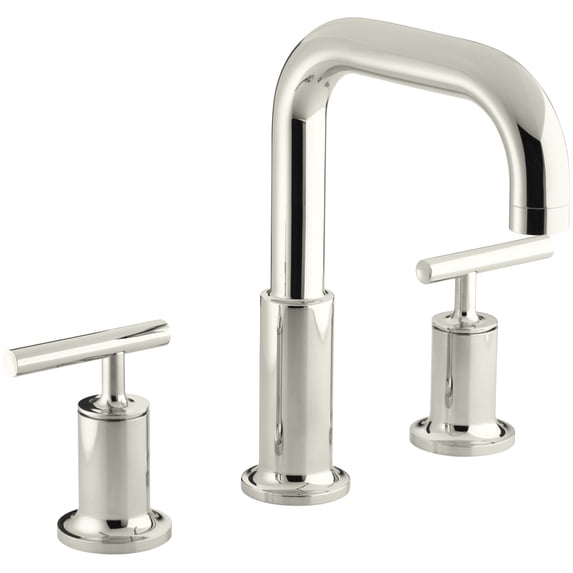 Kohler K-T14428-4 Purist Deck Mounted Roman Tub Filler - Nickel