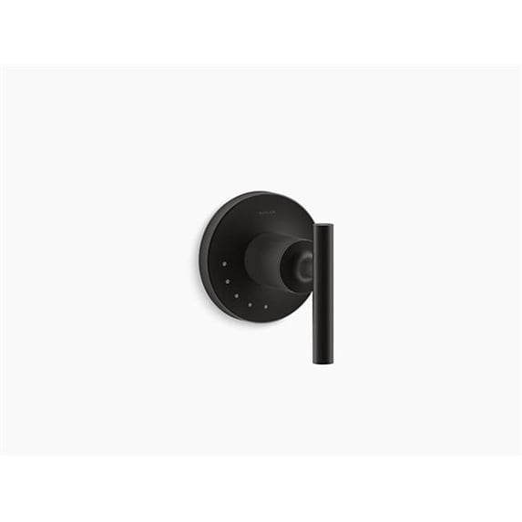 Kohler K-T14490-4 Purist Single Handle Volume Control Valve Trim - Black