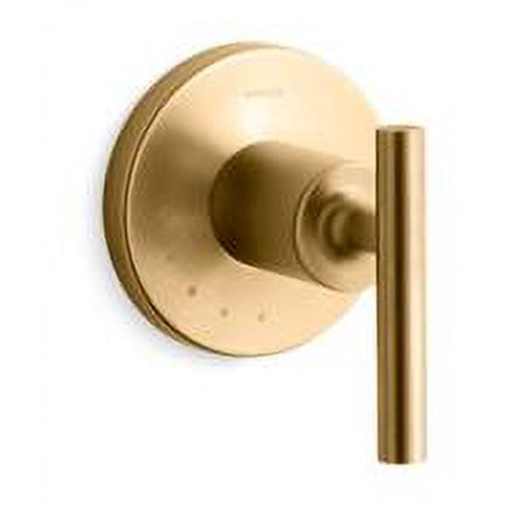 Kohler K-T14490-4 Purist Single Handle Volume Control Valve Trim - Vibrant Brushed Moderne