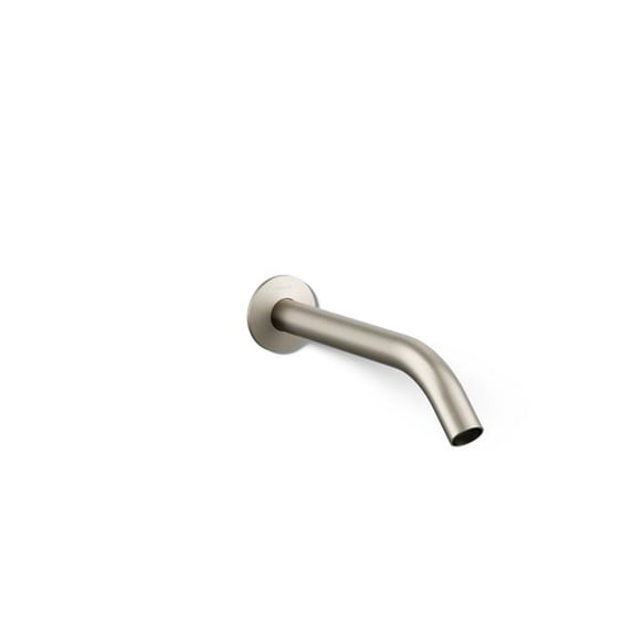 Kohler T23890-BN Wall Mount Bathroom Sink Faucet Spout, 1.2 Tube GPM Design - Vibrant Brushed Nickel
