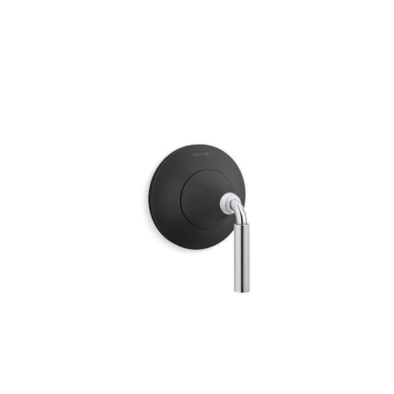 Kohler T23955-4-CBL Tone Mastershower Transfer Valve Trim - Polished Chrome with Matte Black