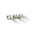 thumbnail image 1 of Kohler K-T26432-4 Riff 1.2 GPM Wall Mounted Widespread Bathroom Faucet - Nickel, 1 of 3