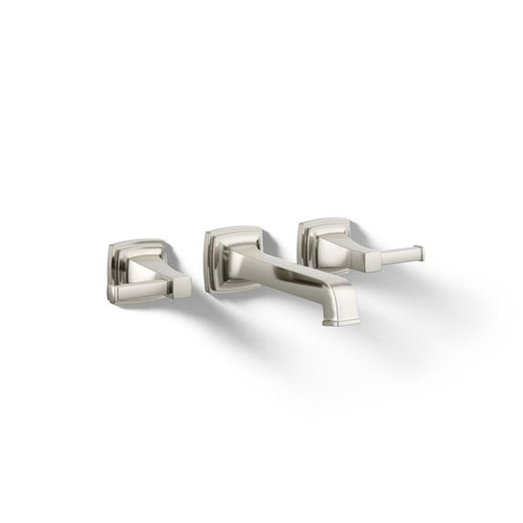 Kohler K-T26432-4 Riff 1.2 GPM Wall Mounted Widespread Bathroom Faucet - Nickel