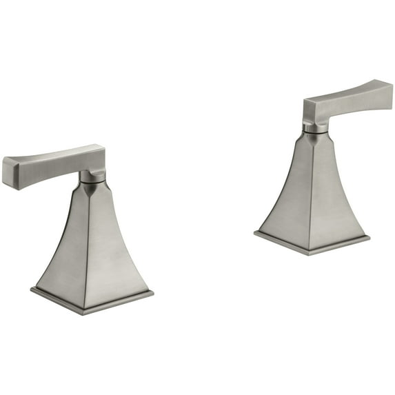 Kohler T467-4V-BN Memoirs Deck Mount Bath Faucet 2 Handle Trim - Vibrant Brushed Nickel