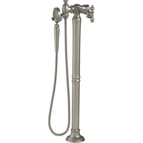 Kohler K-T72790-9M Artifacts Floor Mounted Tub Filler - Nickel
