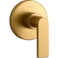 thumbnail image 1 of Kohler  Composed Volume Control Valve Trim with Lever Handle - Vibrant Brushed Moderne Brass, 1 of 3