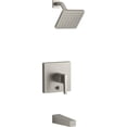 thumbnail image 1 of Kohler  Honesty Rite-Temp Bath & Shower Trim with Showerhead & Lever Handle - Vibrant Brushed Nickel, 1 of 5