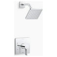 thumbnail image 1 of Kohler K-TS23503-4G-CP Parallel Rite-Temperature Shower Trim - Polished Chrome, 1 of 5