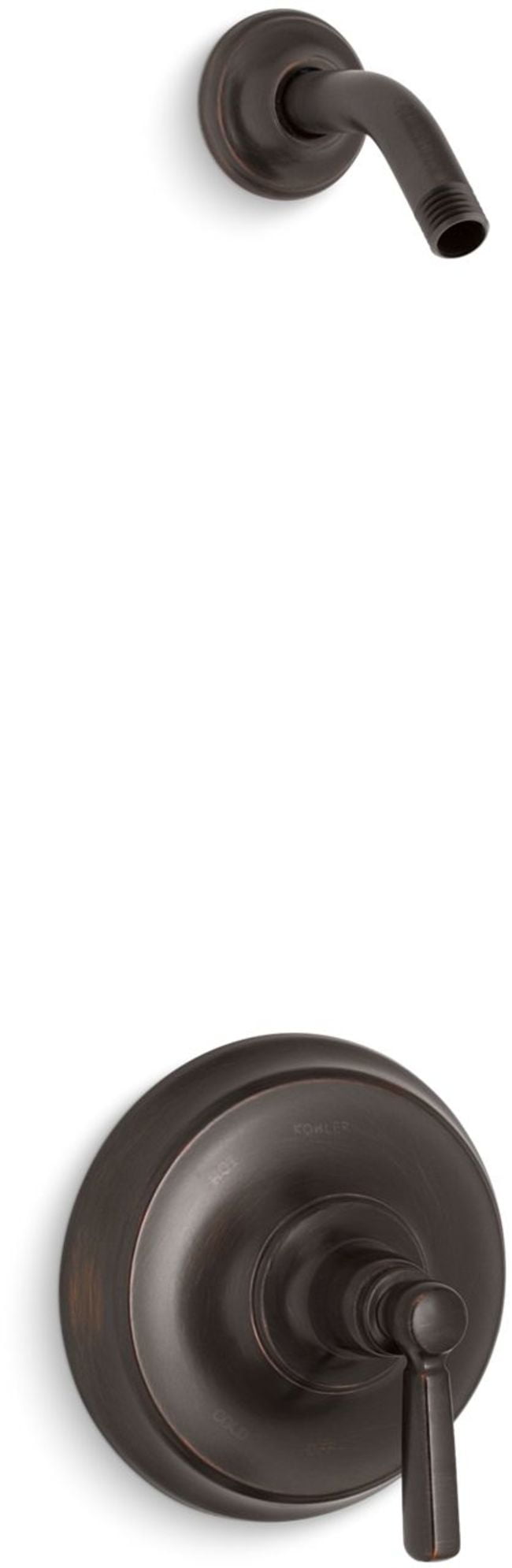 Kohler TLS10583-4-BN Rite-Temp Shower Valve Trim With Metal Lever Handle – Anti-Scald, ADA Compliant