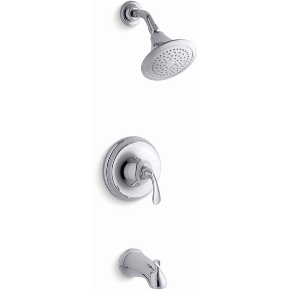 Kohler K-Ts10275-4 Forte Single Handle Ritetemp Tub And Shower Trim - Chrome