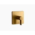 thumbnail image 1 of Kohler  Parallel Rite-Temp Valve Trim - Vibrant Brushed Moderne Brass, 1 of 7