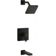 thumbnail image 1 of Kohler K-Ts23502-4G Parallel Rite Temp Bath And Shower Trim 1.75 GPM - Black, 1 of 7