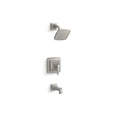 thumbnail image 1 of Kohler TS27403-4G-BN 1.75 GPM Riff Rite-Temp Bath & Shower Faucet Trim Set - Vibrant Brushed Nickel, 1 of 1
