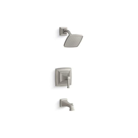 Kohler TS27403-4G-BN 1.75 GPM Riff Rite-Temp Bath & Shower Faucet Trim Set - Vibrant Brushed Nickel