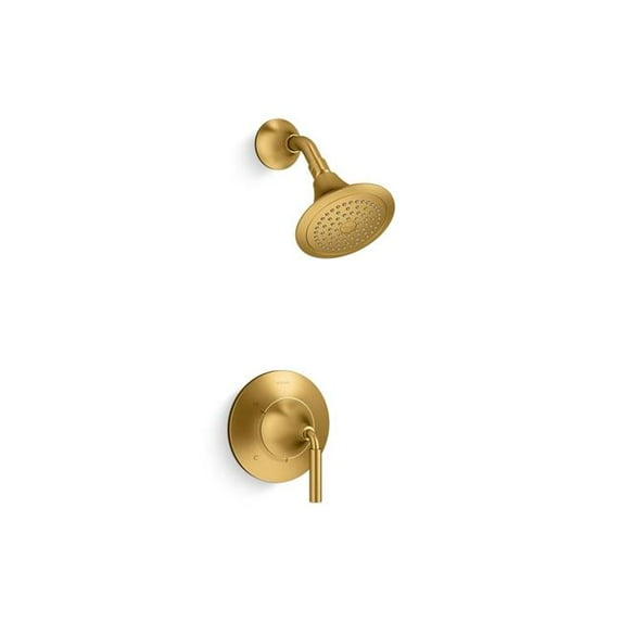 Kohler K-Ts27420-4 Tone Shower Only Trim Package - Vibrant Brushed Moderne Brass