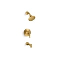 thumbnail image 1 of Kohler K-Ts27421-4G Tone Rite-Temp Pressure-Balancing Bath And Shower Faucet Trim Set 1.75, 1 of 1