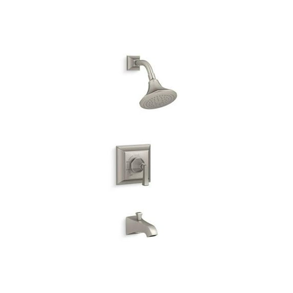 Kohler TS461-4V-BN Rite-Temp Bath & Shower Trim Kit, 2.5 GPM - Vibrant Brushed Nickel