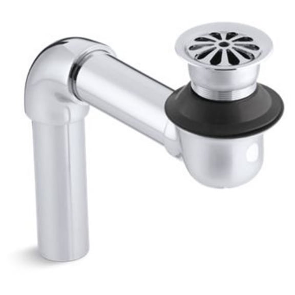 kohler k-7131-a-cp offset grid drain, polished chrome