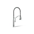 thumbnail image 1 of KOHLER Tournant Semi-Professional Pull-Down Kitchen Sink Faucet, Commercial Kitchen Faucet with Pull Down Sprayer, 77515-CP, Polished Chrome, 1 of 2