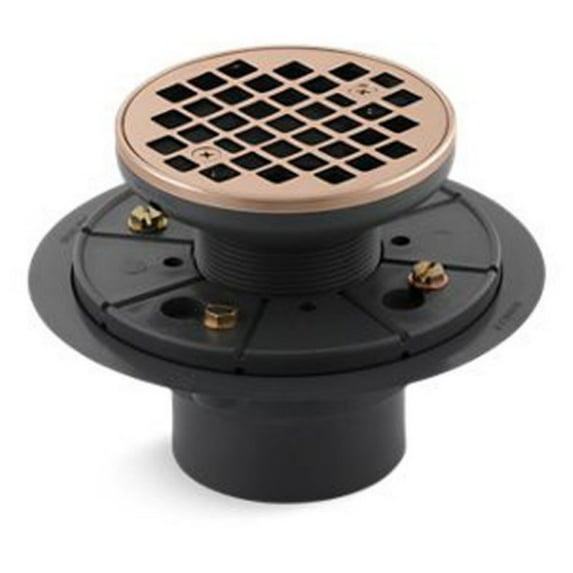 Kohler K-9135 Clearflo Round Design Tile-In Shower Drain - Rose Gold