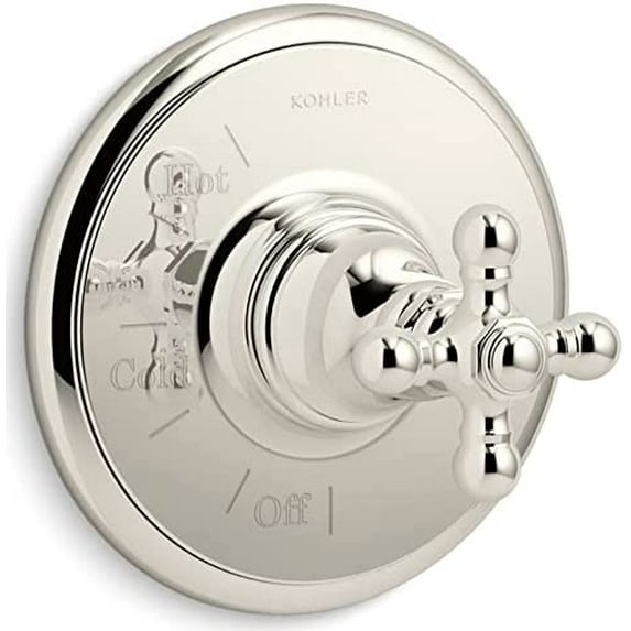 Kohler K-TS72767-3-SN Artifacts Temperature Valve, Vibrant Polished Nickel
