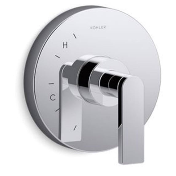 kohler ts73115 composed valve trim with cross handle for rite-temp pressure-balancing valve, requires valve