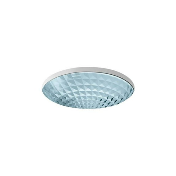 Kohler 2361-TG1 16 in. Round Undermount Bathroom Sink with No Overflow - Translucent Dusk