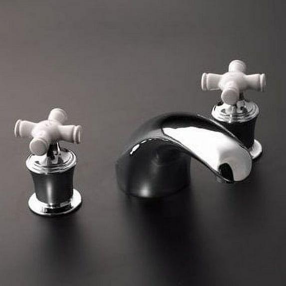 Kohler Kohler K-T15806-3P-CPCoralais Deck-mount High-Flow Bath Faucet Trim with Cross Handles ~ Polished Chrome