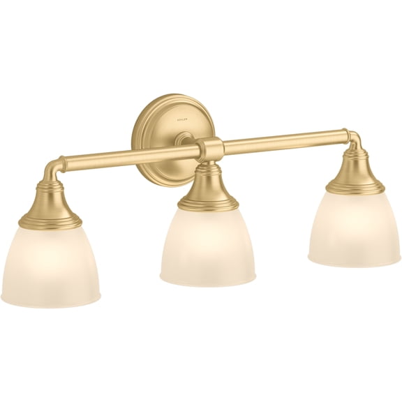 Open Box Kohler Lighting 10572 Devonshire 3 Light 23" Wide Bathroom Vanity Light - Brushed Moderne
