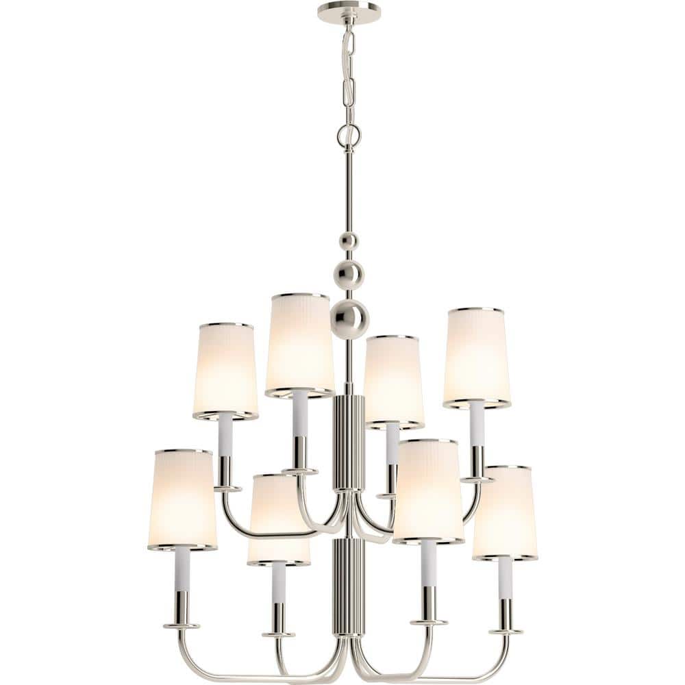 Kohler Lighting 27442-Ch08 Tresdoux 8 Light 24  Wide Taper Candle Chandelier -