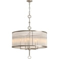 thumbnail image 1 of Kohler Lighting 27748-Ch05 Terret 5 Light 29  Wide Taper Candle Drum Chandelier - Bronze, 1 of 2