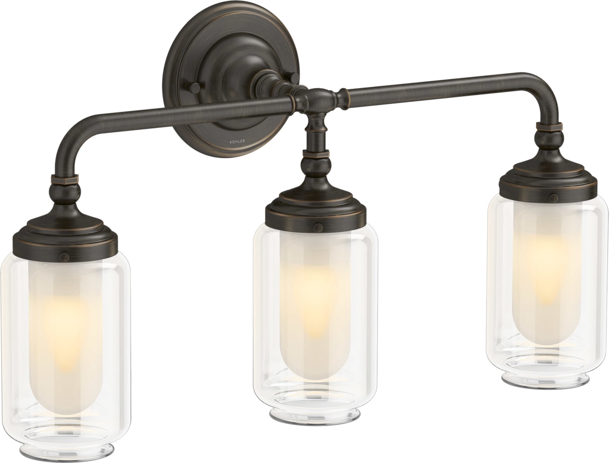 Kohler Lighting 32806-Sc03 Artifacts 3 Light 23" Wide Bathroom Vanity Light - Bronze