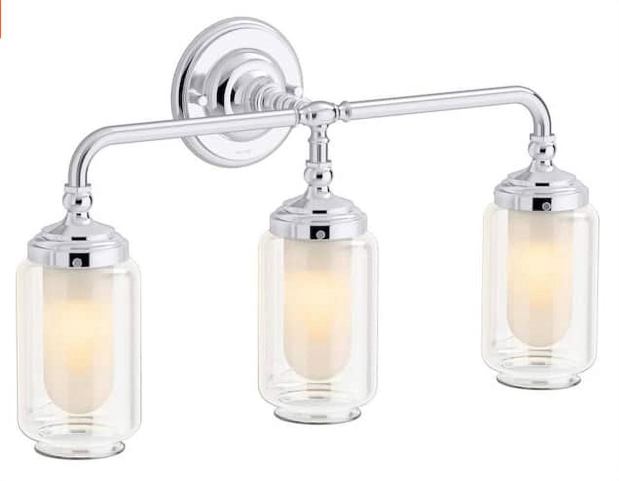 Kohler Lighting 32806-Sc03 Artifacts 3 Light 23" Wide Bathroom Vanity Light - Chrome