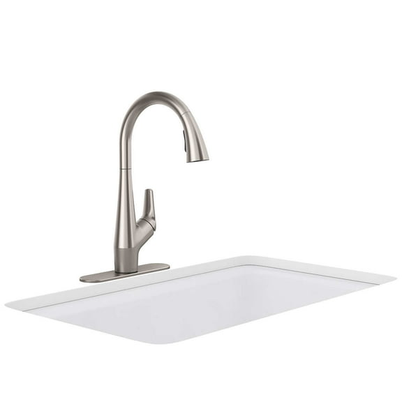 Kohler Lir R33449-VS Pulldown Kitchen Faucet Vibrant Stainless Finish