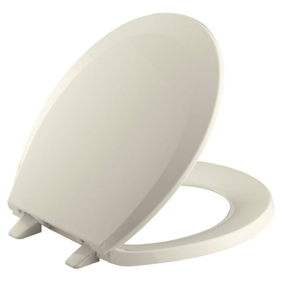 kohler k-4732-0 transitions quiet-close with grip-tight bumpers elongated toilet seat with integrated child-size seat, white